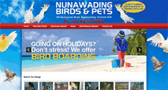 Desktop Screenshot of nunawadingbirds.com.au